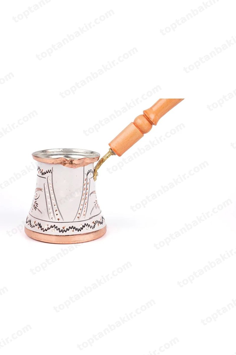 Erzincan Hand-Engraved Copper Cezve Set – 5 Cup