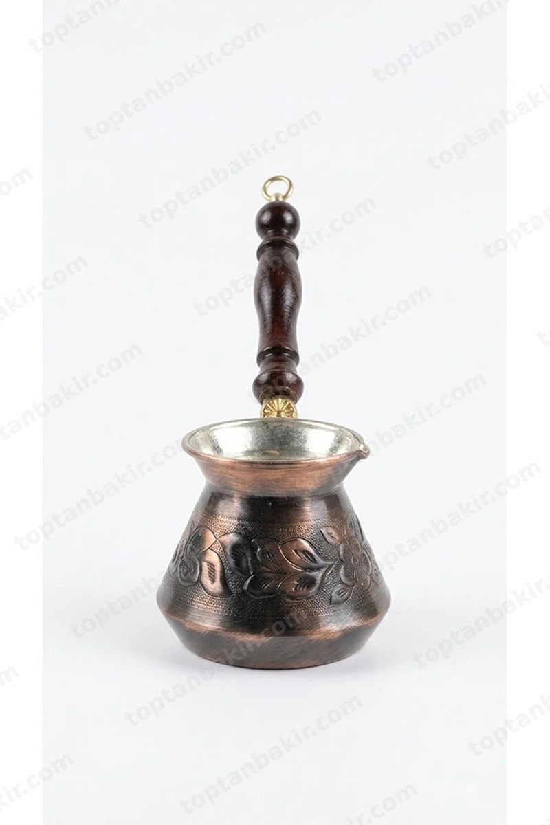 Oxidized Series Hand-Engraved Copper Cezve – 3-4 Cup