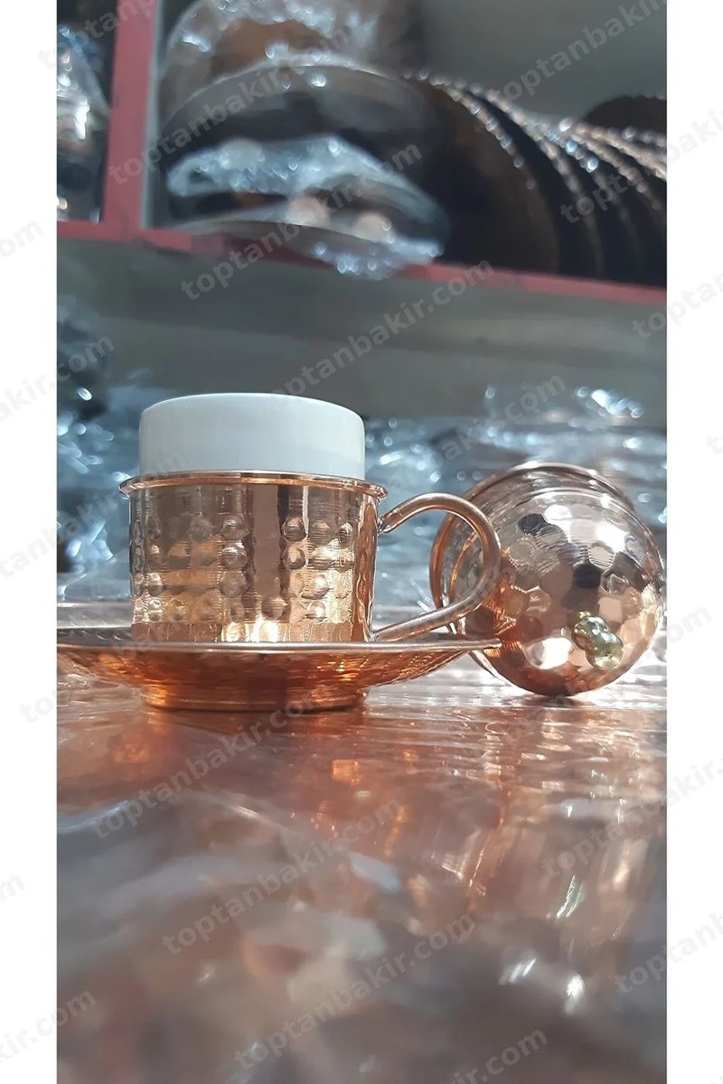 Copper Coffee Cup Set of 2