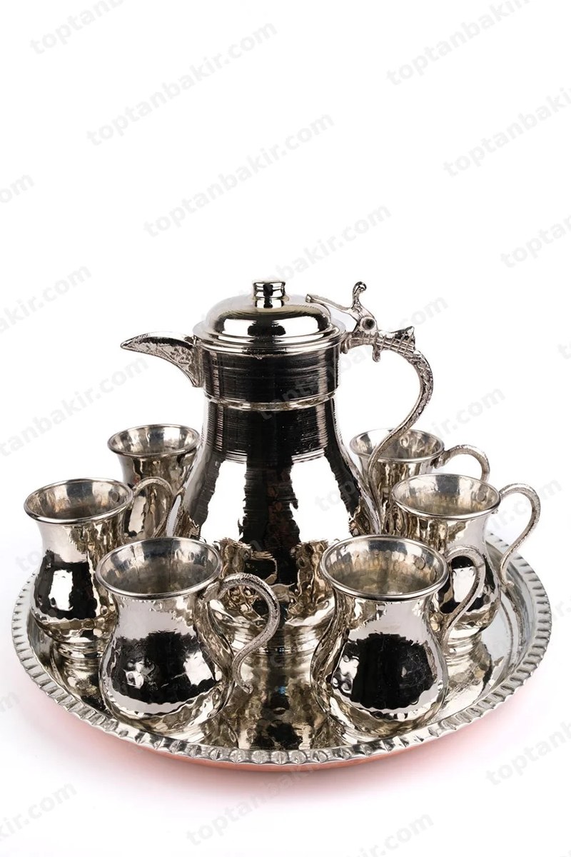 Copper Pitcher and Cup Set N2