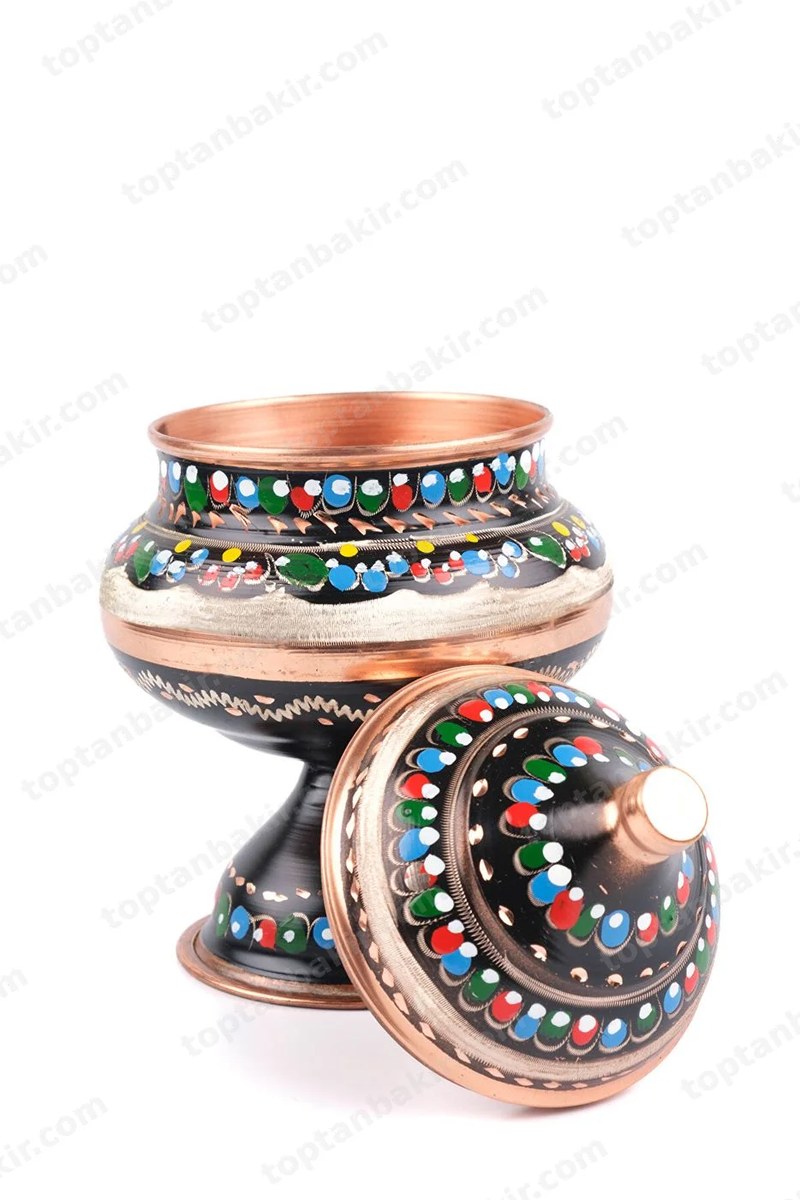 Erzincan Plain Copper Sugar Bowl