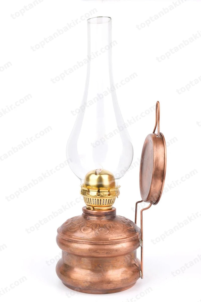 Copper Oil Lamp – Large
