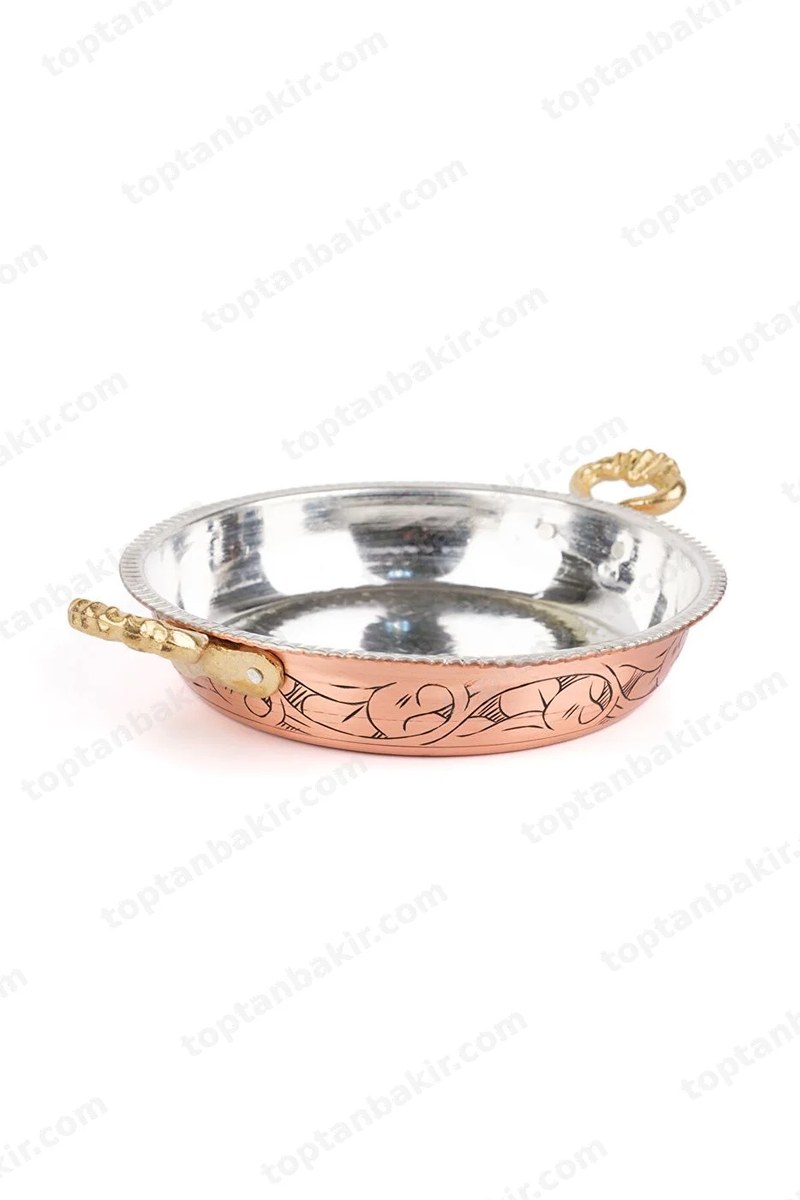 Hand-Engraved Copper Pan / Sahan – 23 Cm