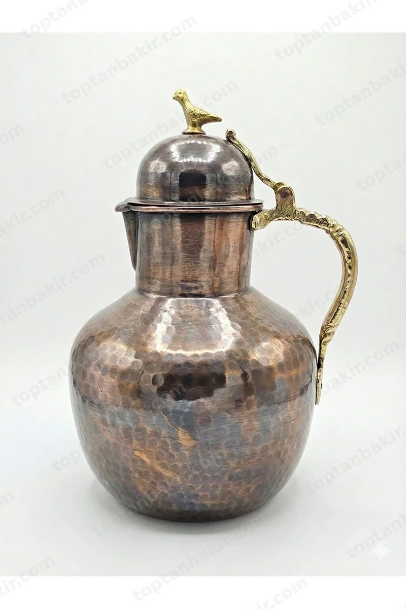 Traditional Hand-Engraved Copper Pitcher – 3 Lt
