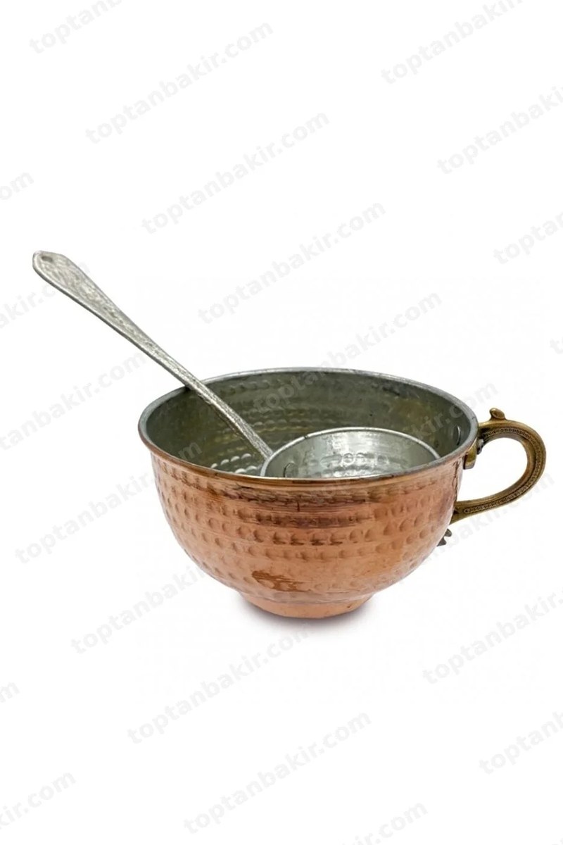 Copper Bowl and Small Dipper Cup