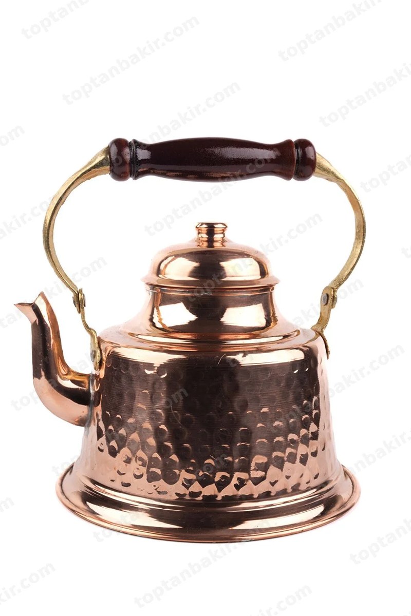 Copper Single-Bottom Tea Kettle – 2 lt