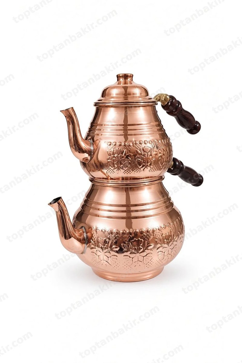 Patterned Copper Tea Kettle 2.8 LT – Uncoated