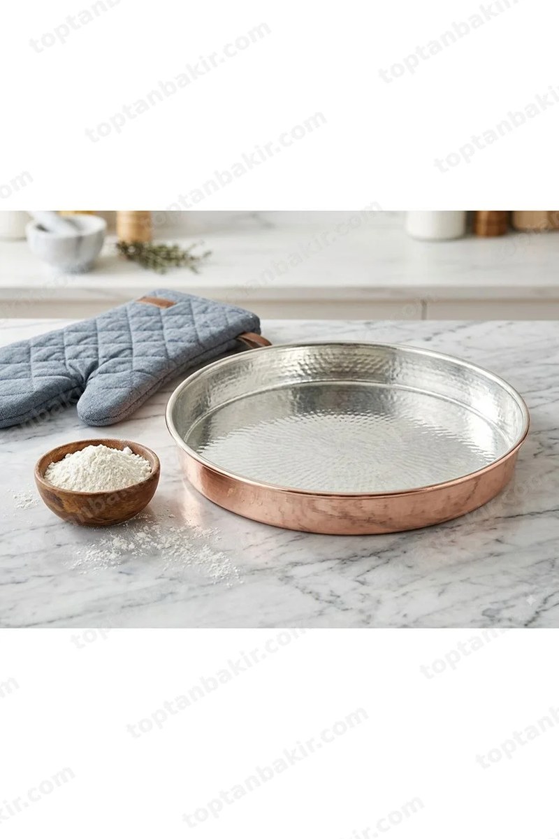 Copper Baklava / Börek / Baking Tray – 32 Base, 35 Diameter, 1 MM Thick