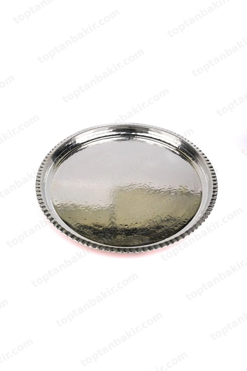 Tin-Lined Copper Tray 38 CM